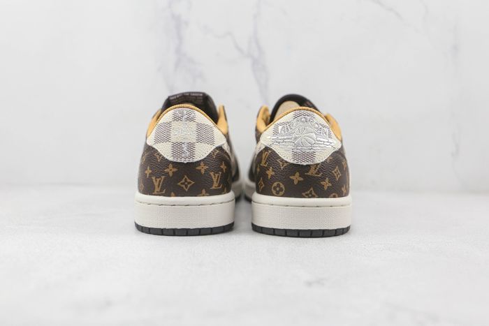 Custom Fragment x Travis Scott x Air Jordan 1 Low LV 03
