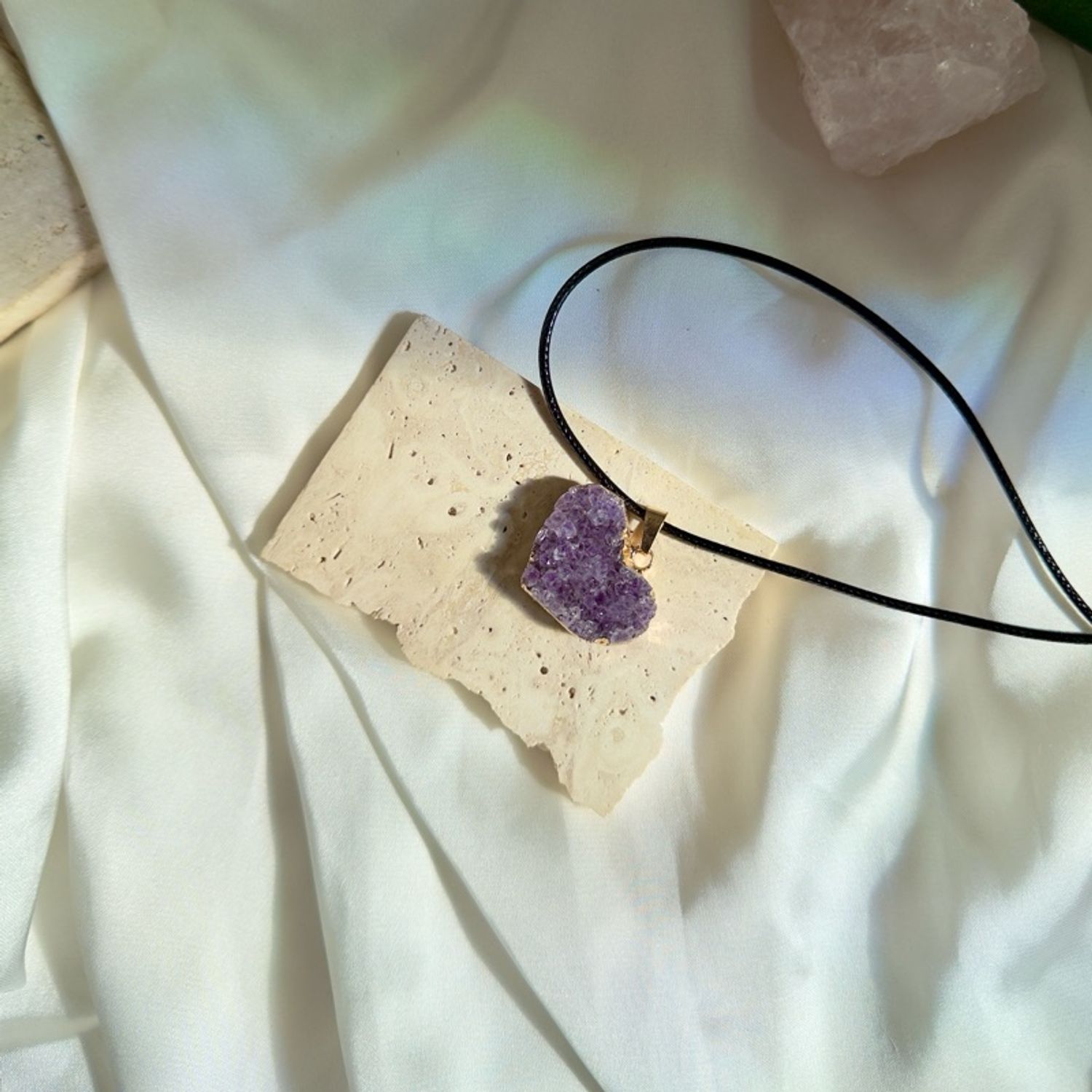 Pretty Heart Аметист зүүлт