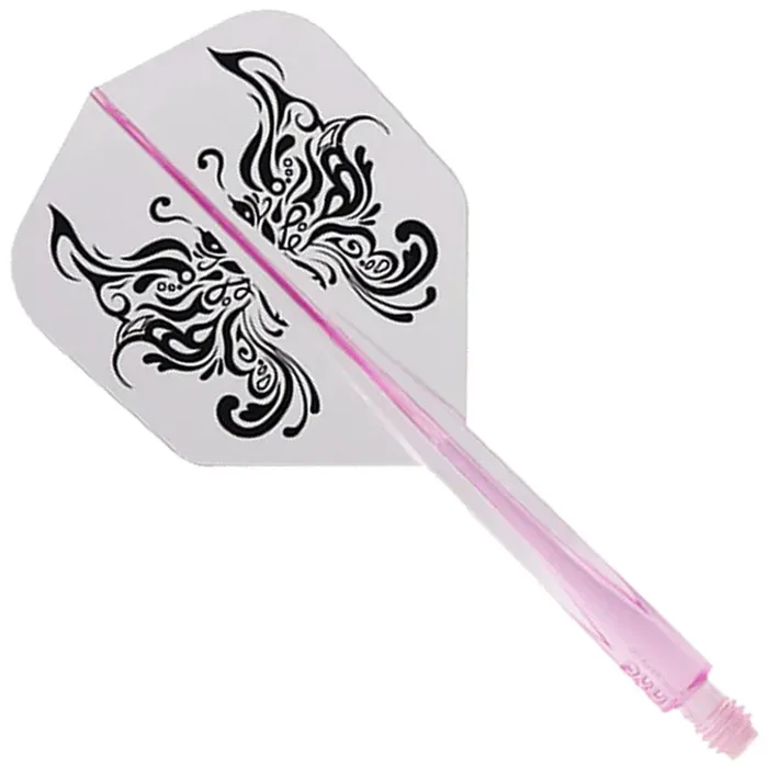  CONDOR AXE TRIBAL BUTTERFLY FLIGHTS - Small - Clear Pink