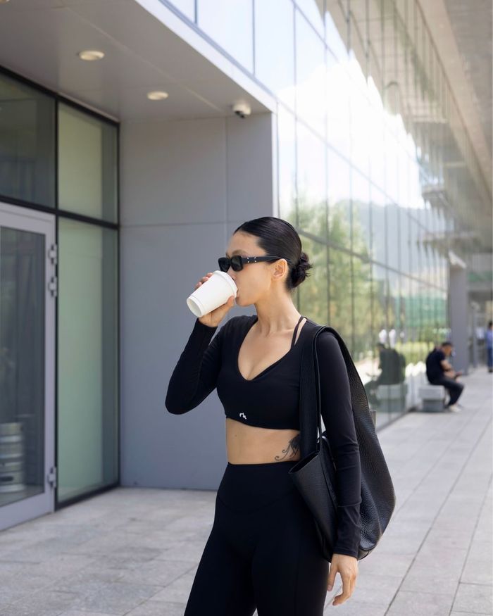 Long Sleeve Top Black