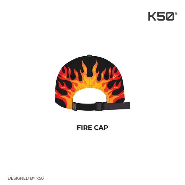 Fire & Skull Cap