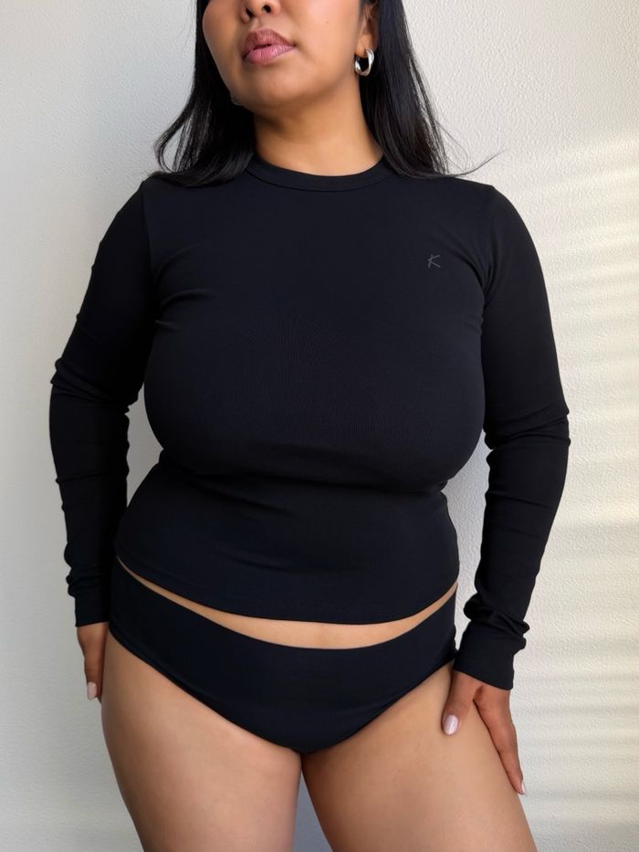 S BASIC LONG SLEEVE TOP /хар/