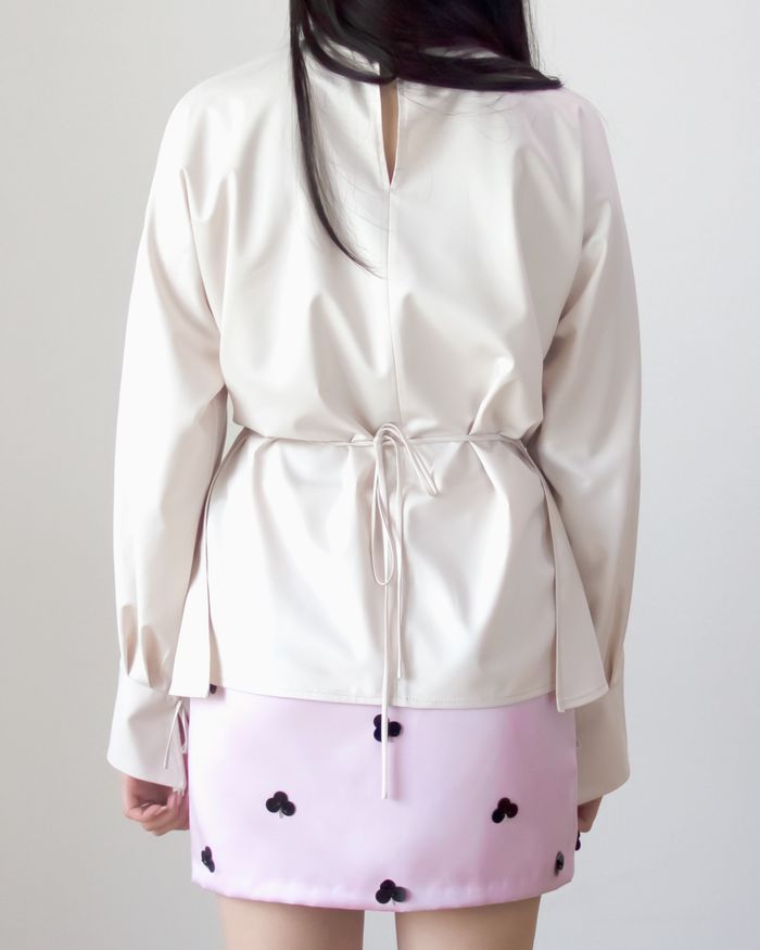 Wrap Shirt Beige