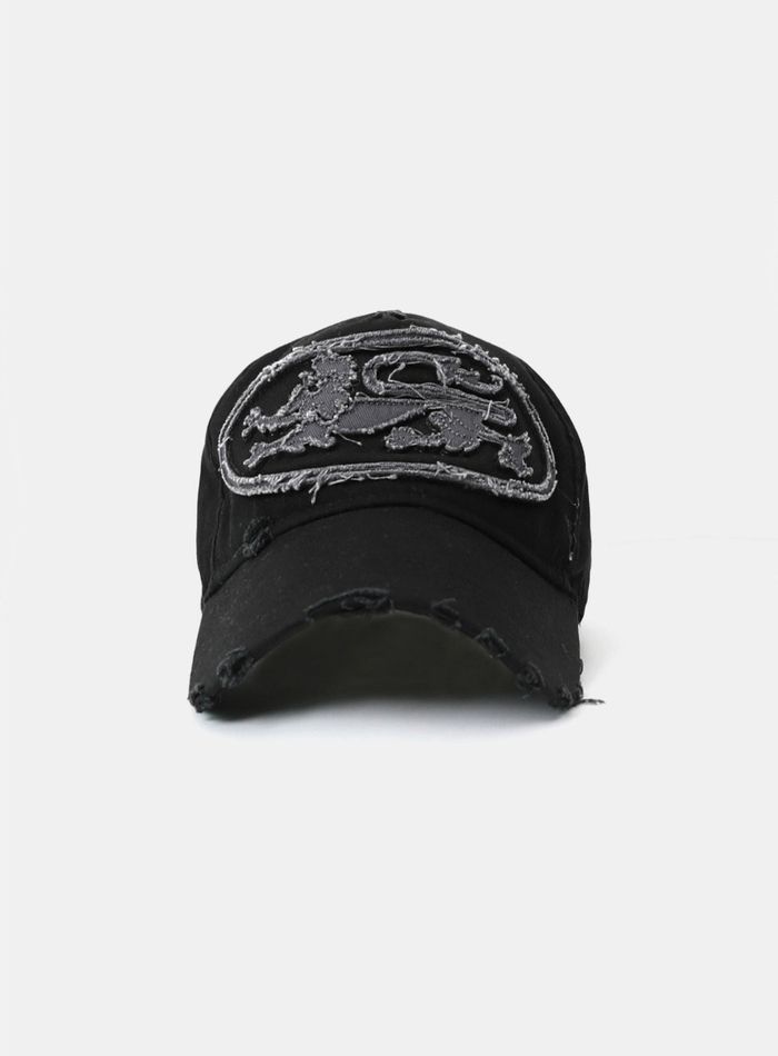 Mystic Big Patch Ball Cap - Dusty Black