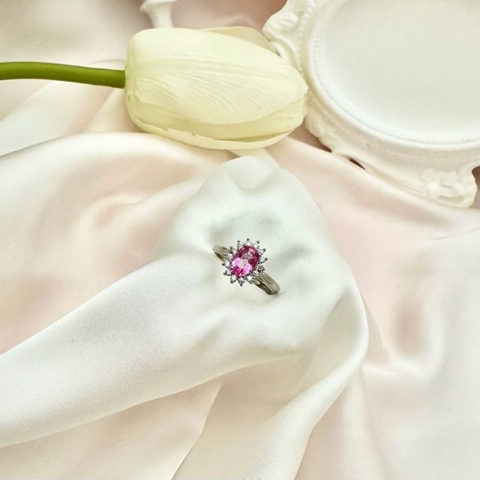"Ruby & Zircon" S925 Мөнгөн Бөгж