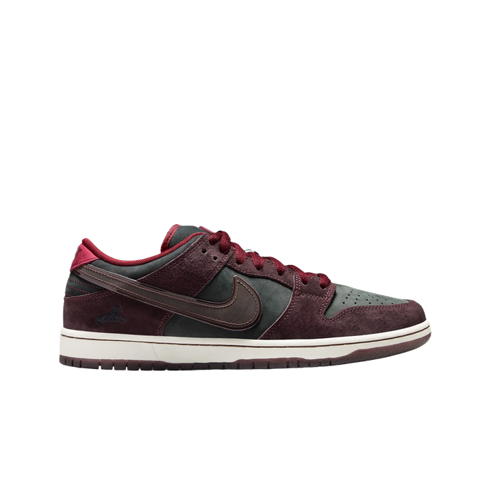 Nike x Riot Skateshop SB Dunk Low Pro Mahogany and Team Red
