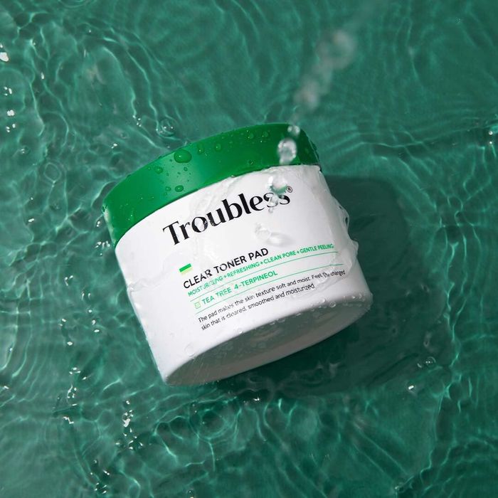 Troubless Clear Toner Pad - Батгатай Үрэвсэлтэй Арьсанд Зориулсан Тонер Пад 60ш