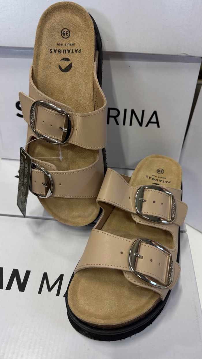 Pataugas leather beige