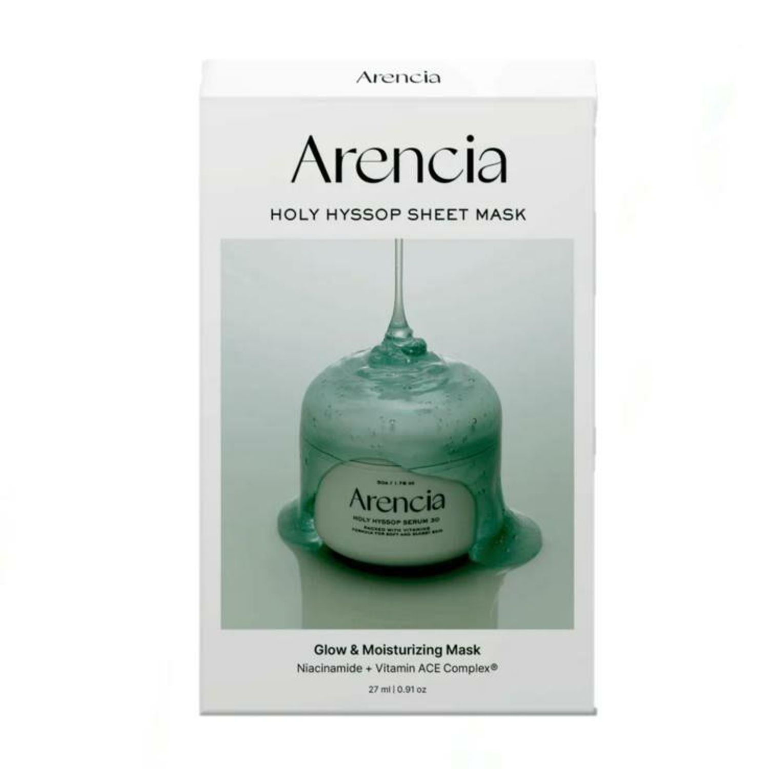 Arencia Holy Hyssop Sheet Mask