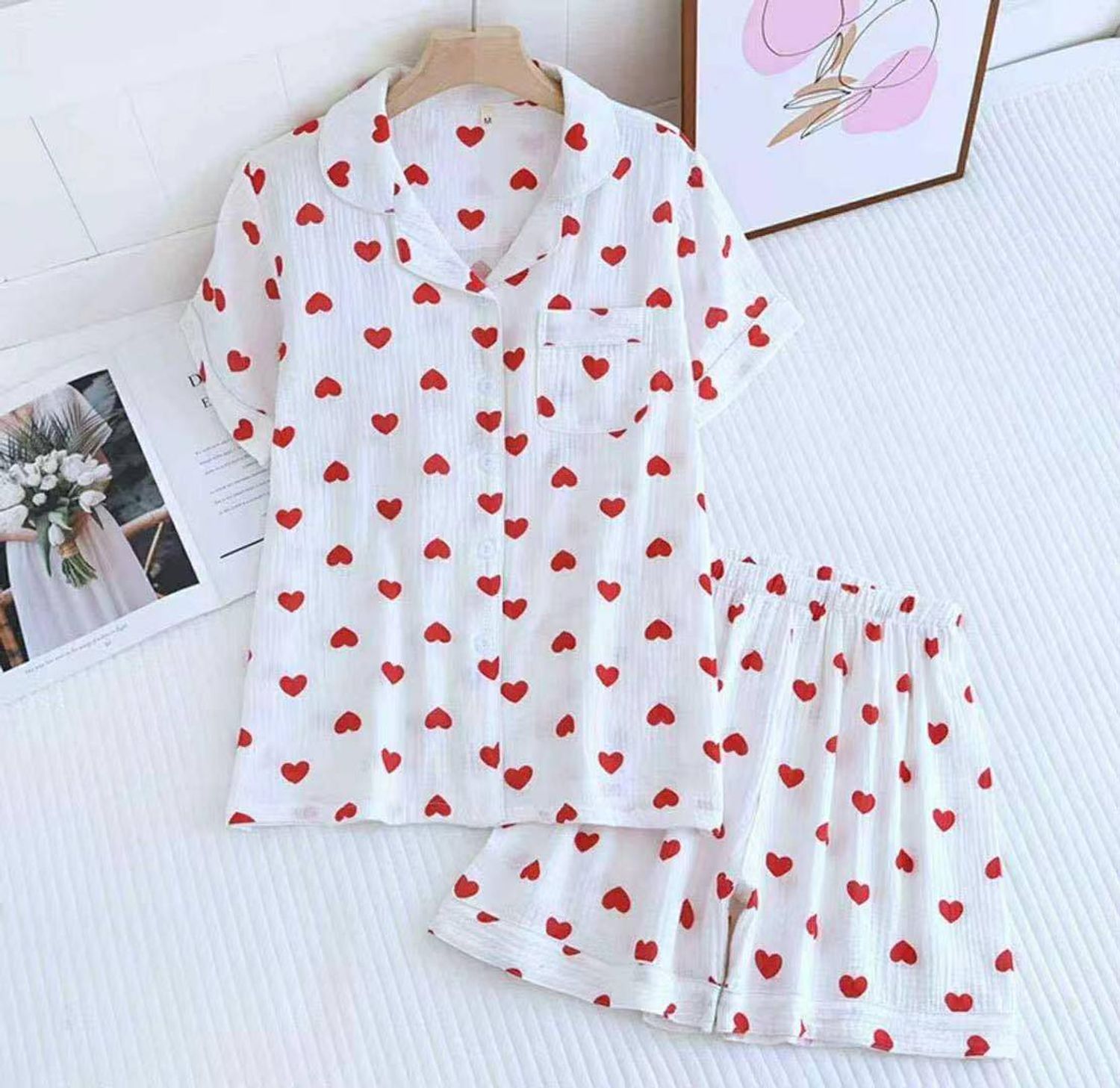 Эмэгтэй муслин гэрийн хос 