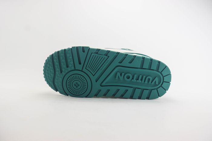 Louis Vuitton LV Trainer Maxi Sneaker White Green