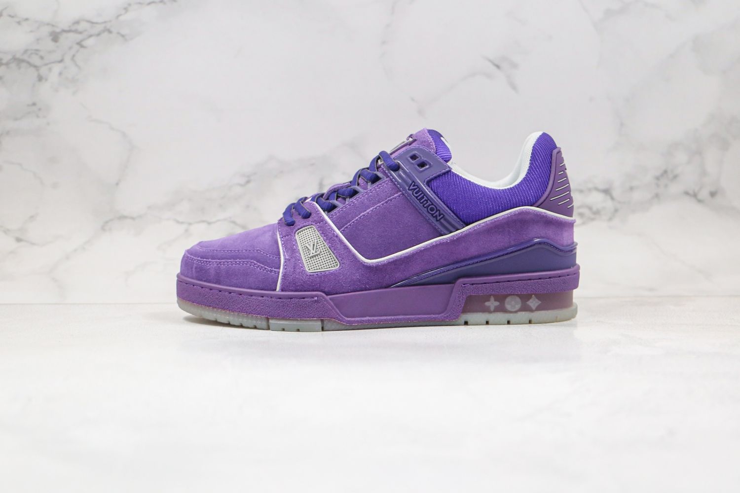 Louis Vuitton Trainer Metallic Purple