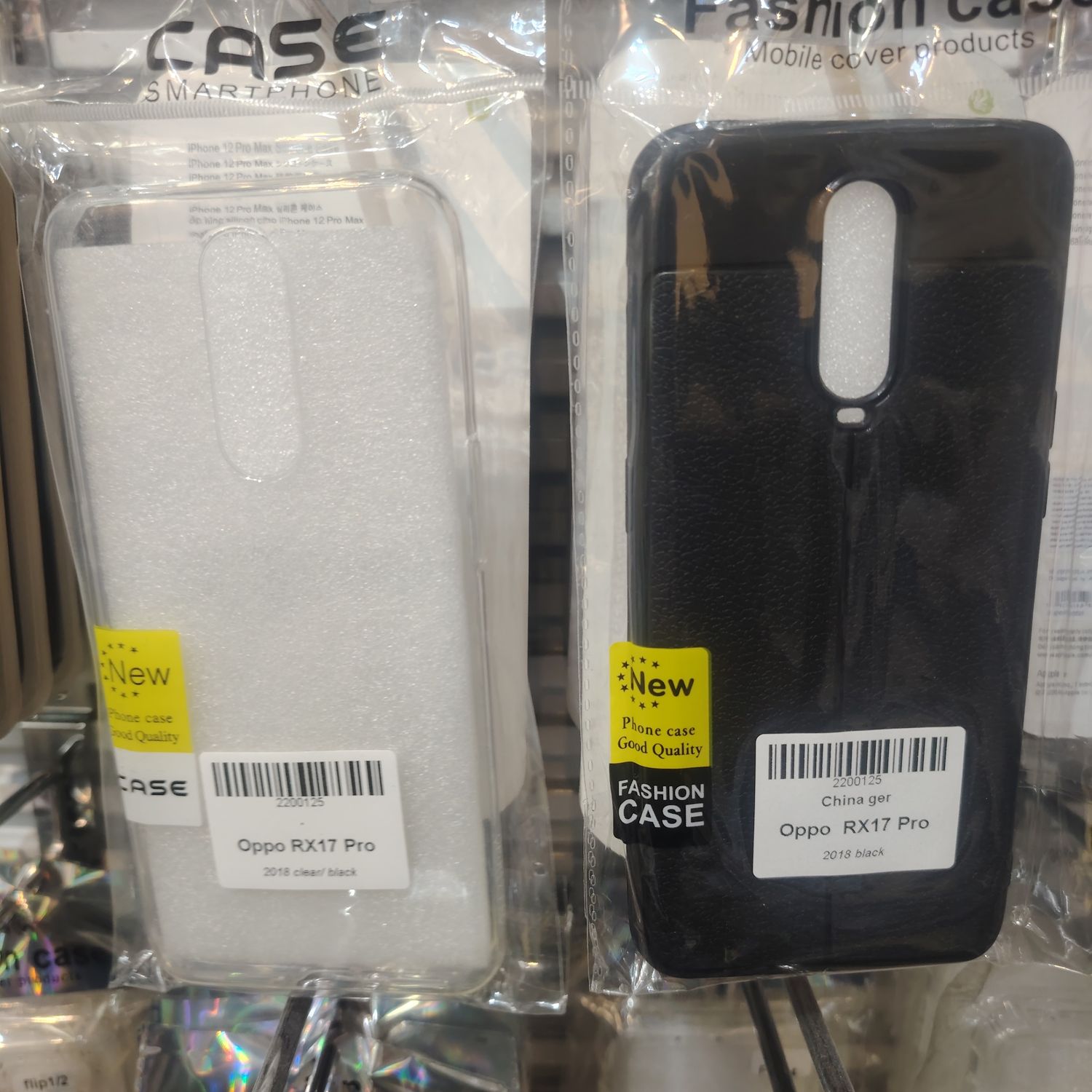 Oppo RX17 Pro Өнгөгүй & Хар Кэйс   