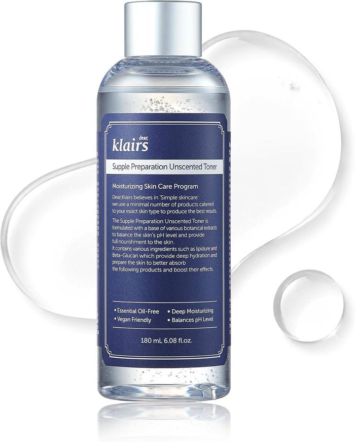 Supple preparation unscented toner