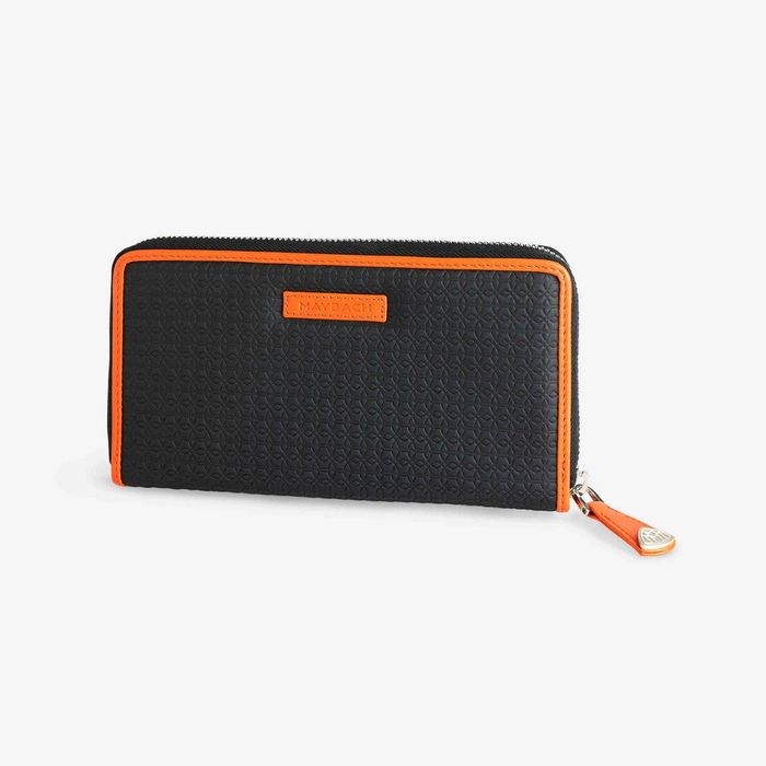 THE CHARMING I Continental wallet Black-ivory