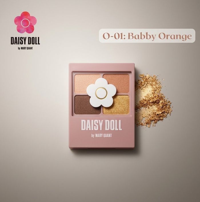 Daisy Doll нүдний будгийн палитр MT O-01, 4 өнгө