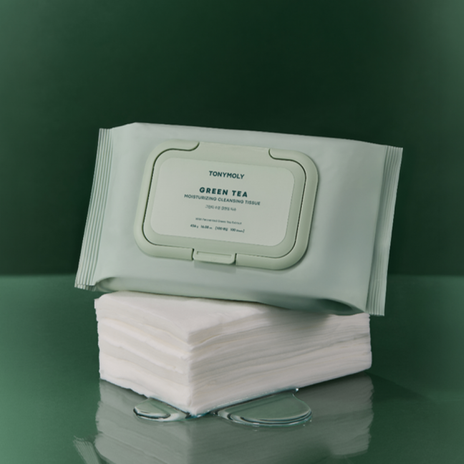 Green Tea Moisturizing cleansing Tissue/ 100ea