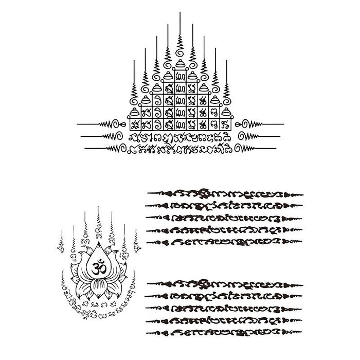 Санскрит эмэгтэй нурууны шивээс