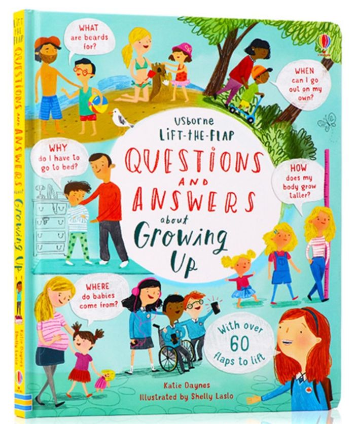 #Usborne Question and Answers "GROWING UP" 3D ном