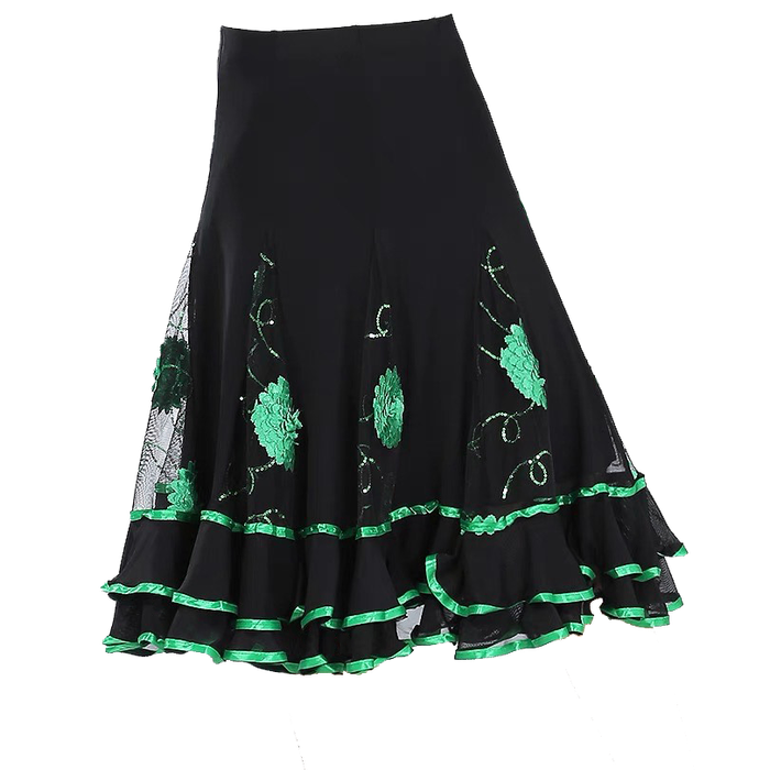 Цэцэгтэй юбка /Дундаж урт/