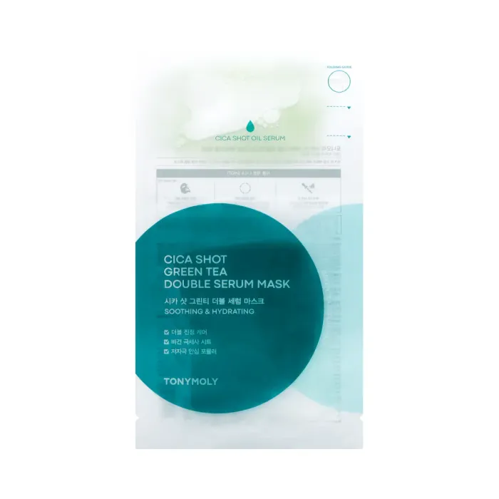 Cica Shot Green Tea Double Mask