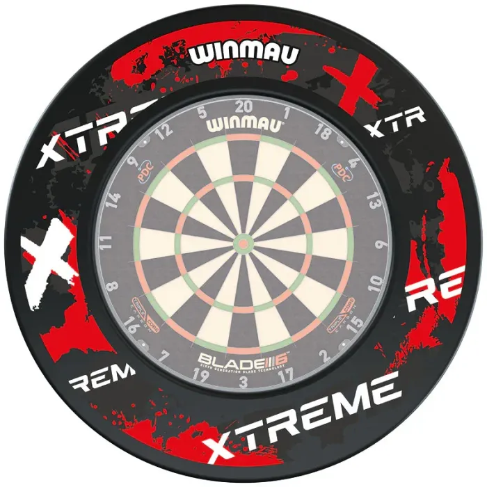 WINMAUIRON Xtreme RED DARTBOARD SURROUND