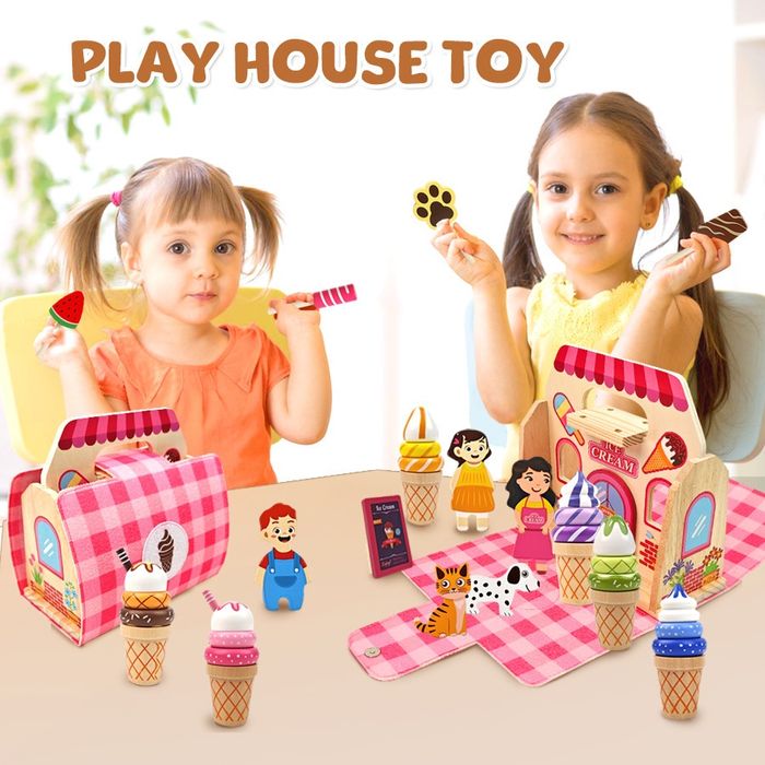Ice cream shop set