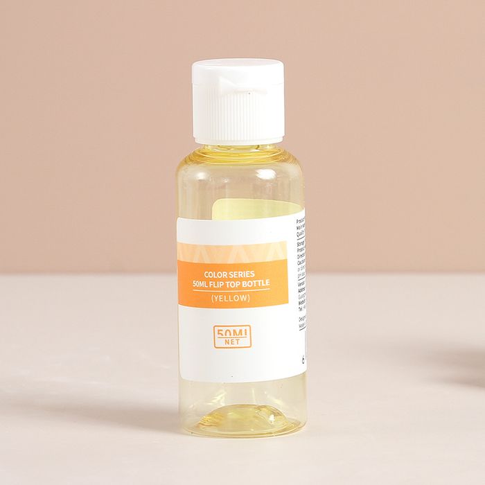 Color Series 50ml Flip Top Bottle (Yellow)