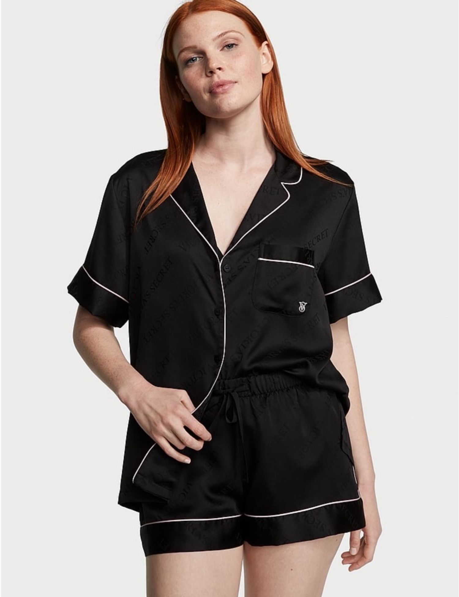Satin Short Pajama Set 