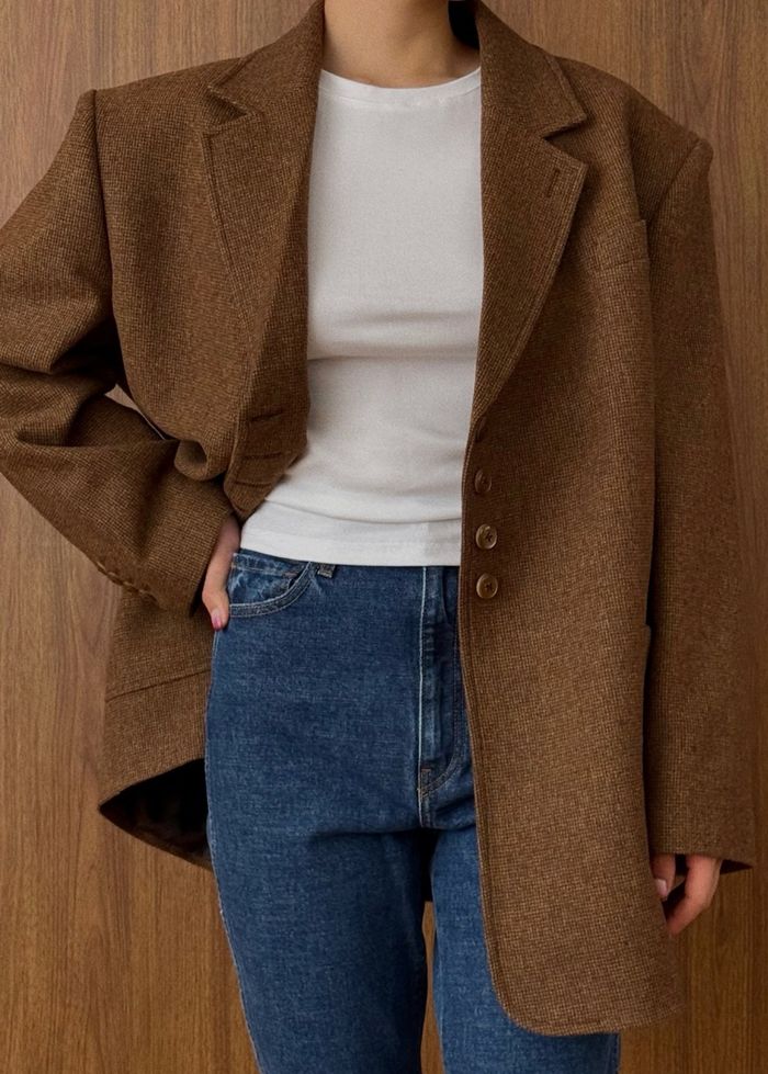 80S PURE WOOL BLAZER 