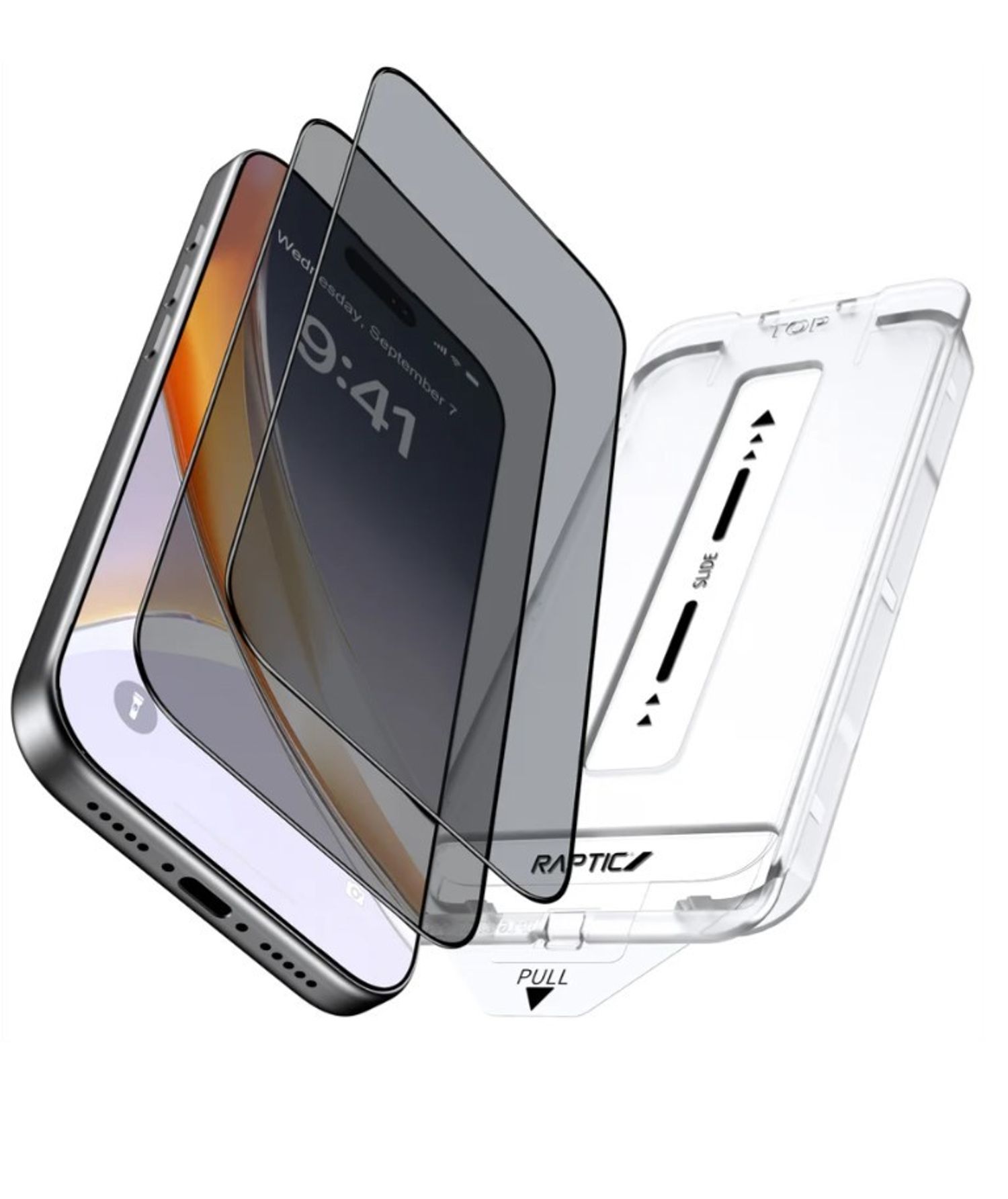 Raptic privacy screen protector 17 Pro  Max 