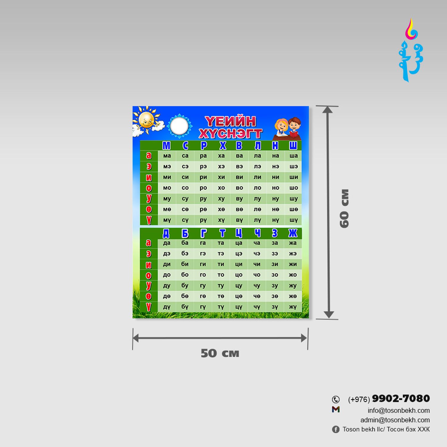 Үеийн хүснэгтийн самбар,