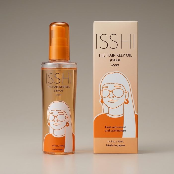 ISSHI үсний тос, чийгшүүлэгч (The Hair Keep Oil β Shot Moist)