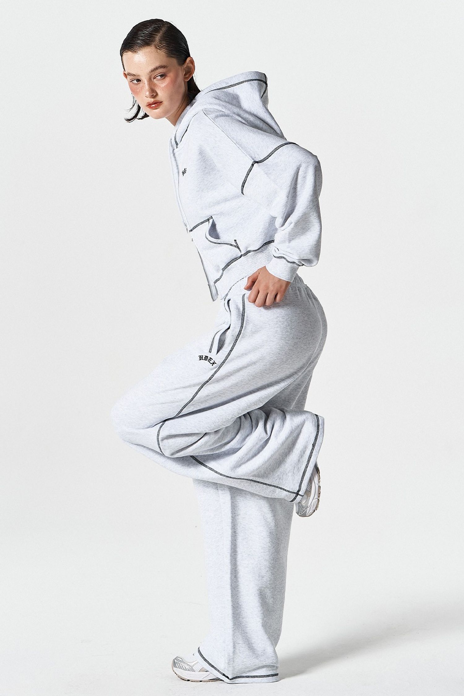 Contrast Sweat pants 