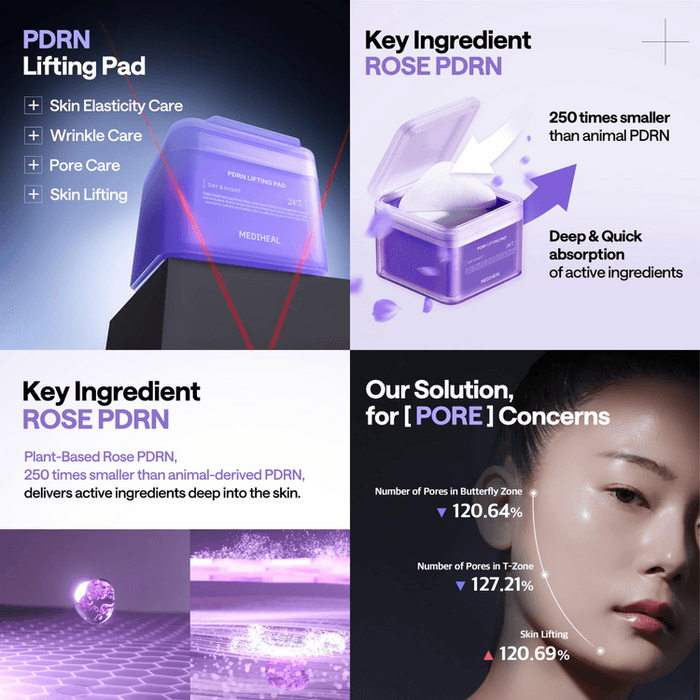 MEDIHEAL Pdrn lifting pads 200pcs