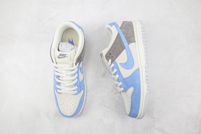 Nike SB Dunk Low Prm White Navy Blue Dark Grey 