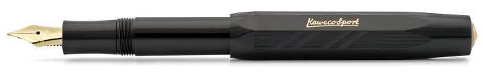 Kaweco CLASSIC SPORT Guilloche Fountain Pen Black 