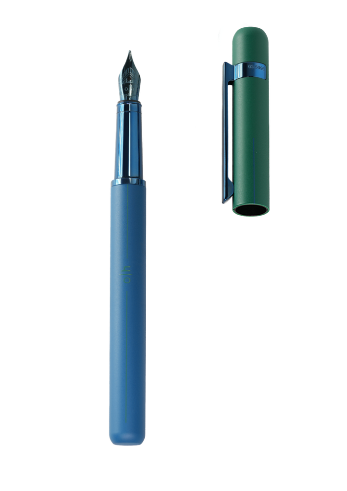 Otto-Hutt Design 03 Fountain Pen Matt Blue-Green Blue