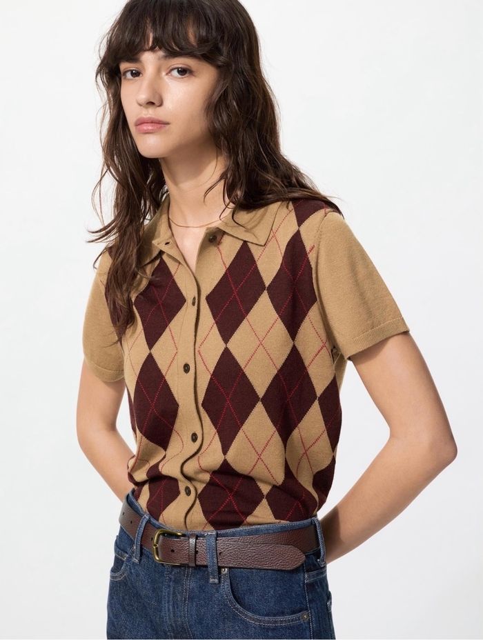 UNIQLO Нимгэн ноосон поло