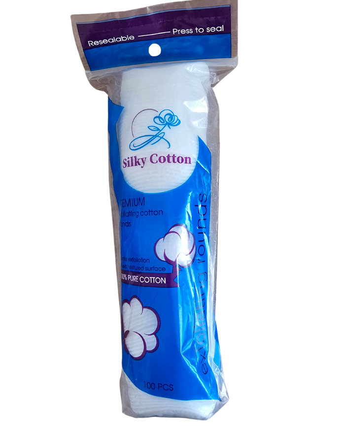 Silky Cotton 100% Байгалийн арьс гуужуулах дардастай  хөвөн   100 ш