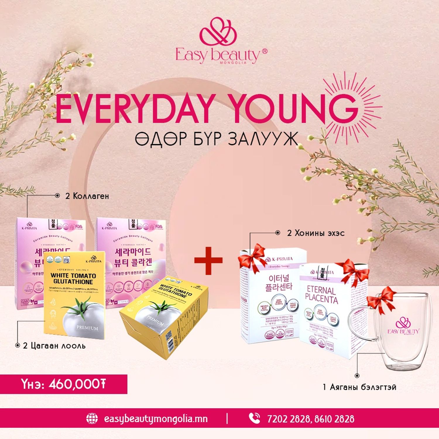 Ceramide Collagen багц 2 авбал / Аяга бэлэгтэй /