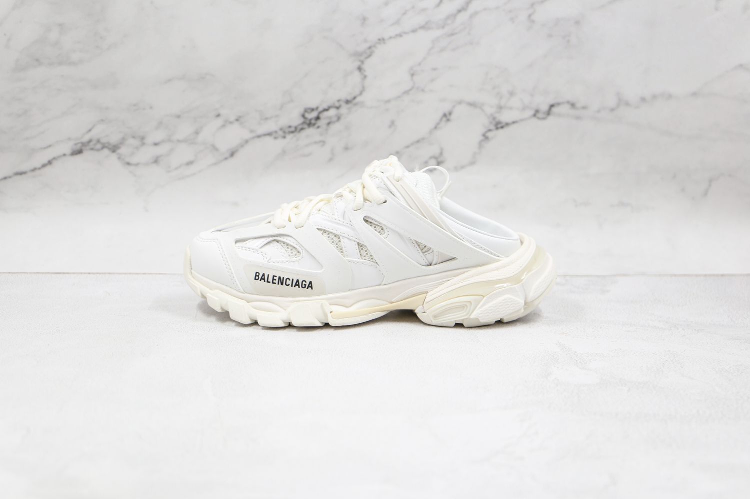 Balenciaga Track Mule White