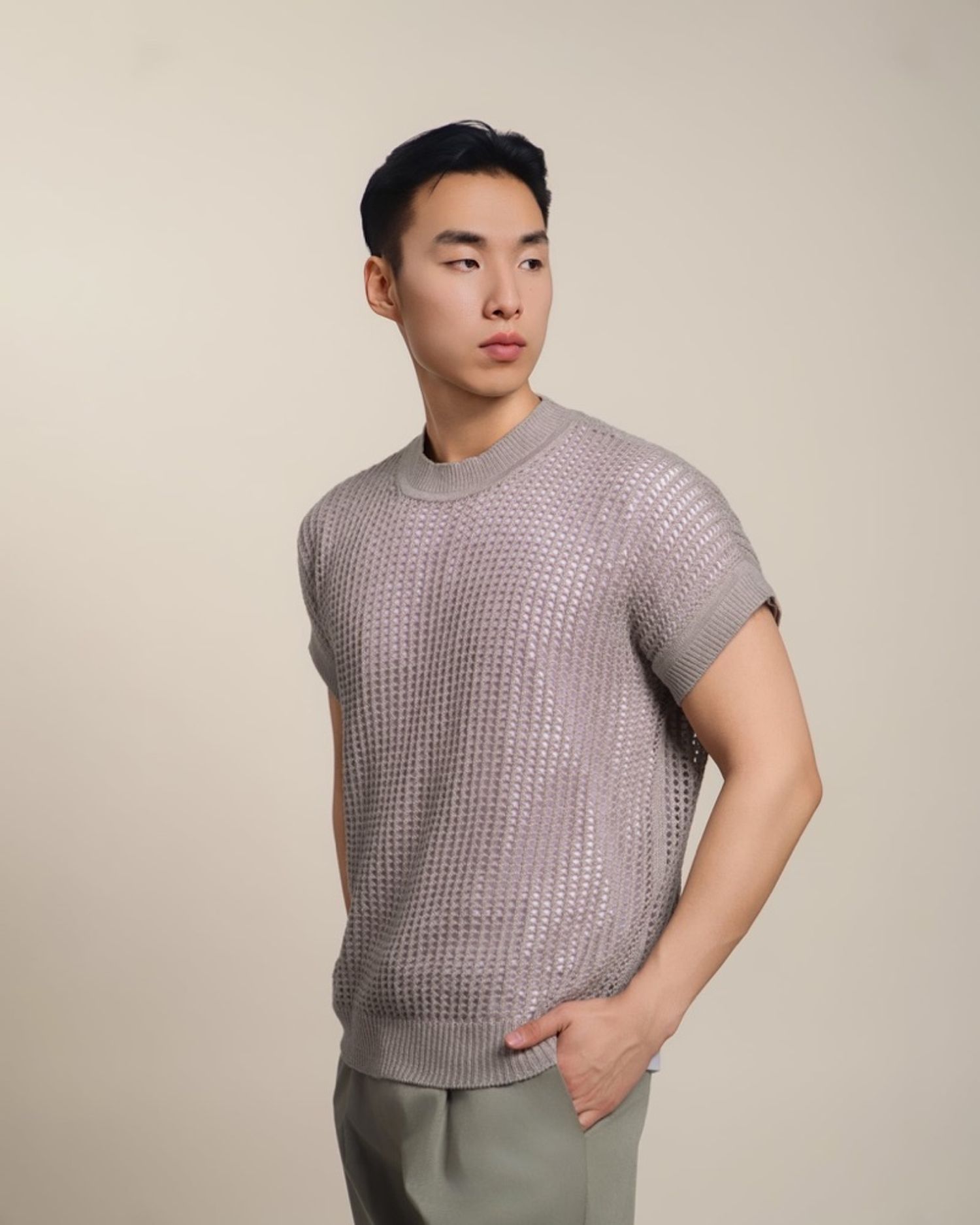 Knitted vest