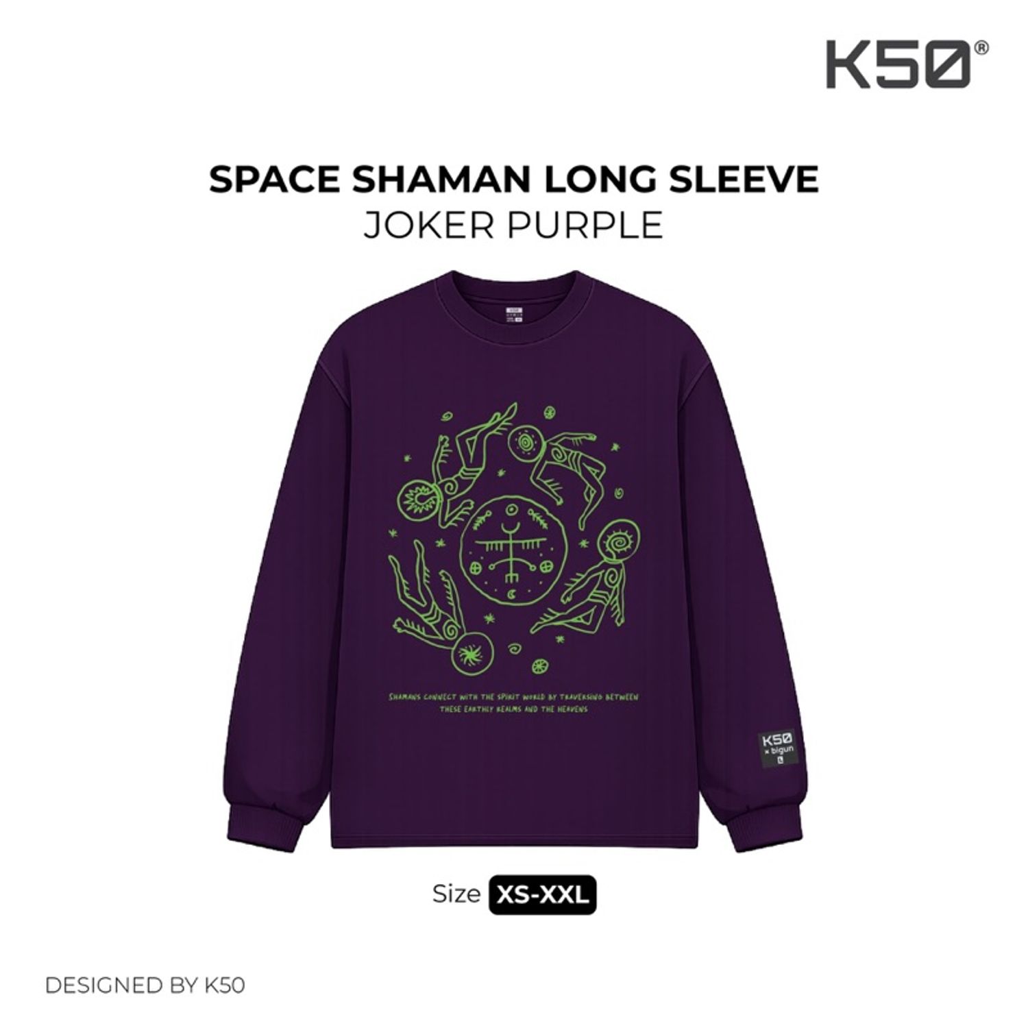 Space Shaman Long Sleeve | Joker Purple