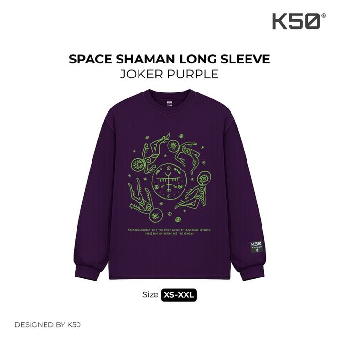 Space Shaman Long Sleeve | Joker Purple