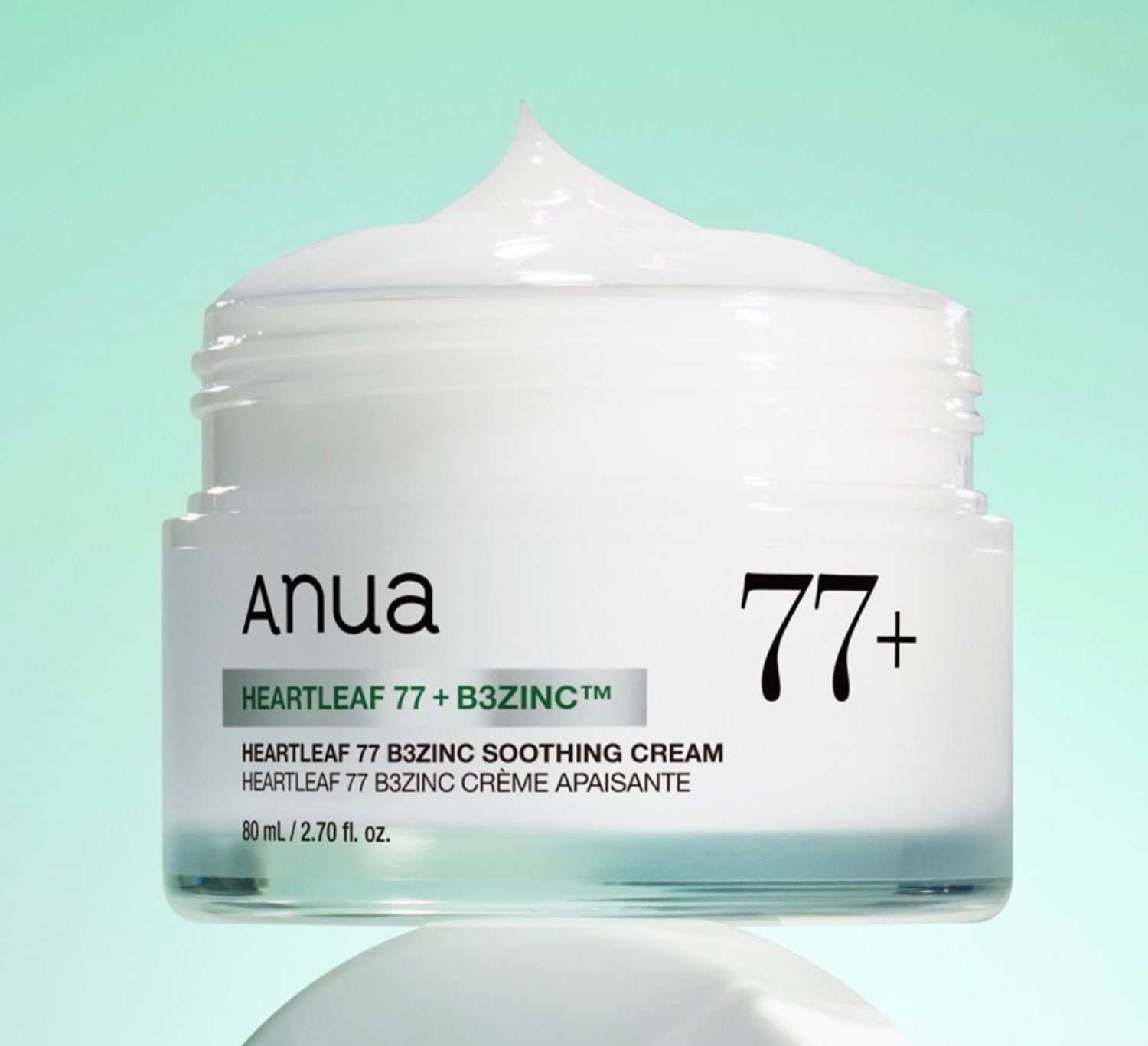 ANUA HEARTLEAF 77 +B3 ZINC SOOTHING CREAM 80ML 
