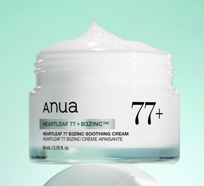 ANUA HEARTLEAF 77 +B3 ZINC SOOTHING CREAM 80ML 