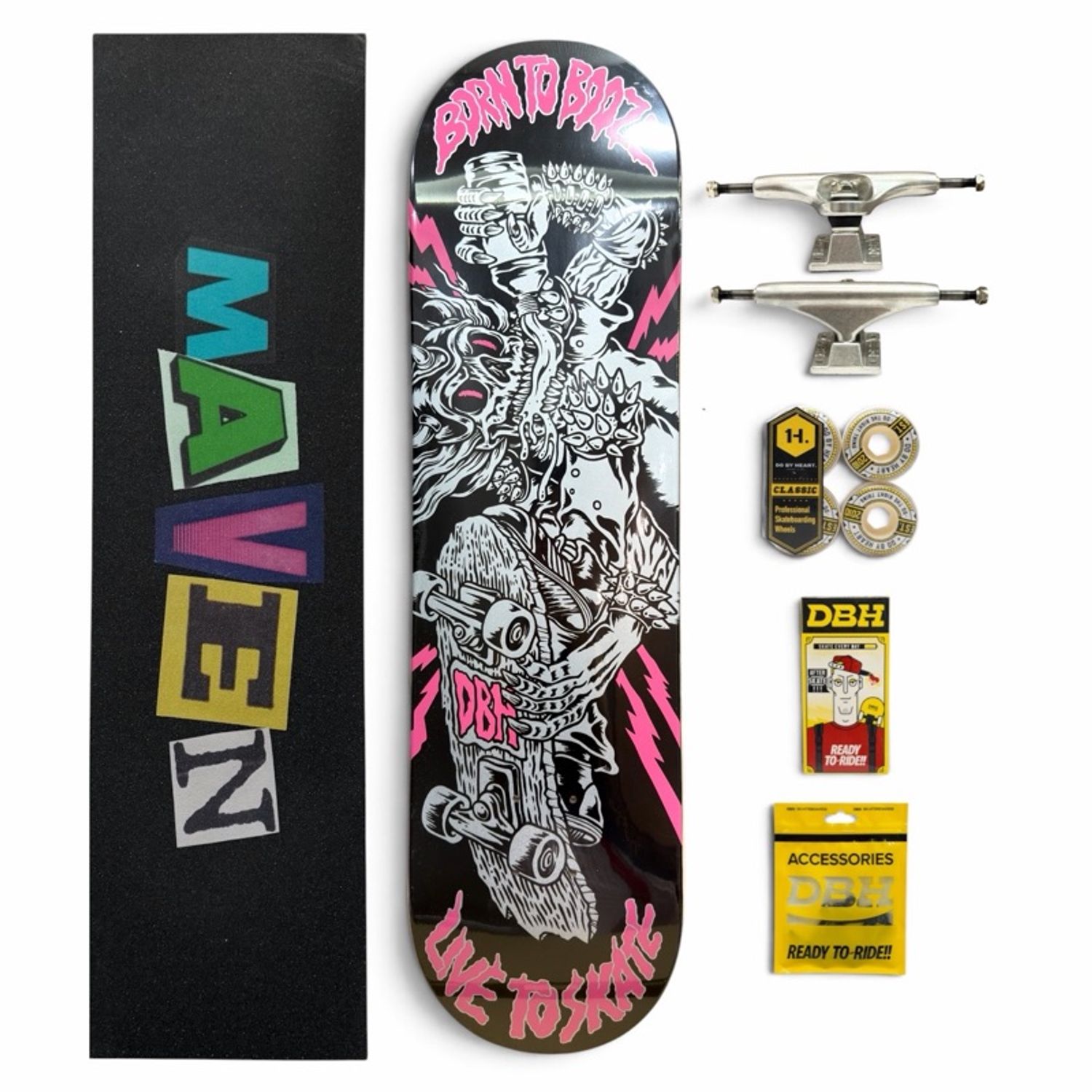 DBH Complete Skateboard 8.0”  