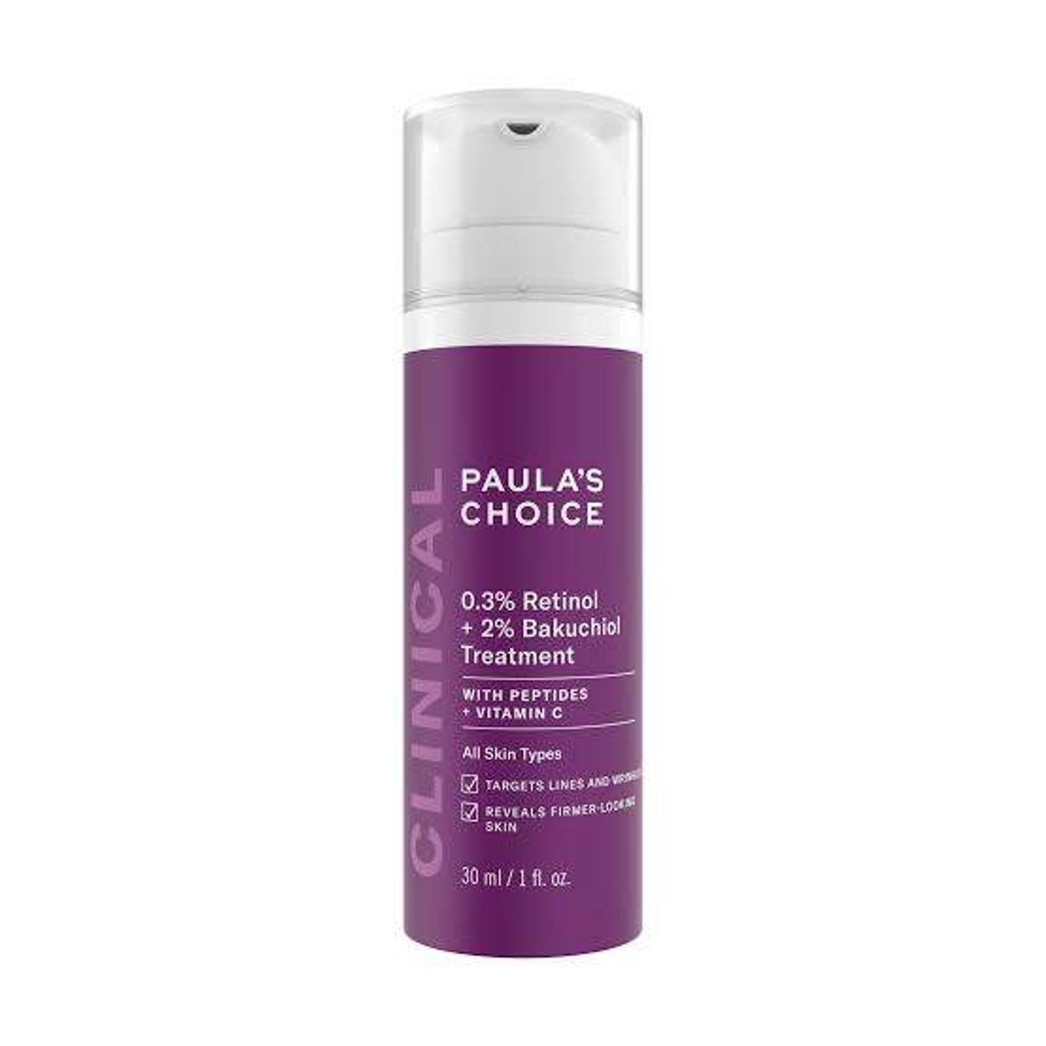 Paula's Choice - 0.3% Retinol + 2% Bakuchiol Treatment