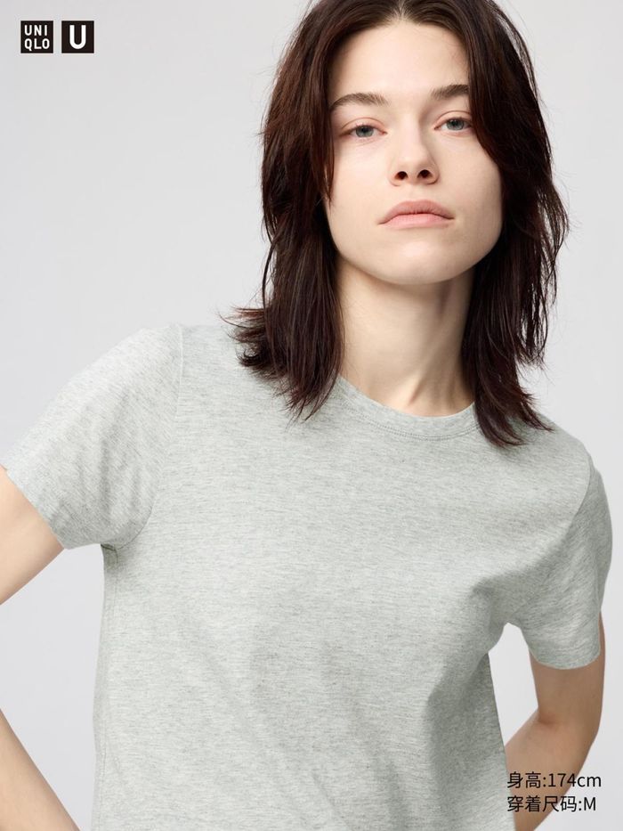 UNIQLO нимгэн даавуун футболка